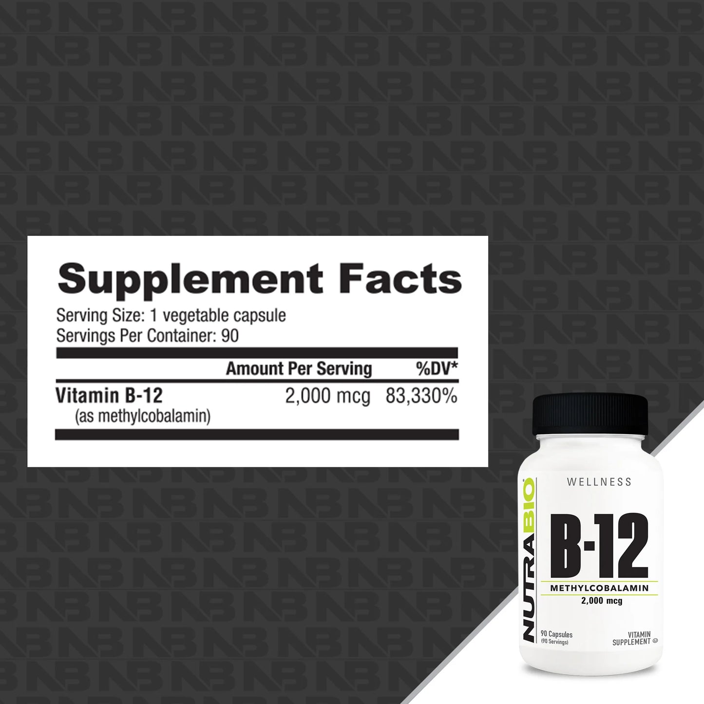 Nutrabio B-12 90 Capsules