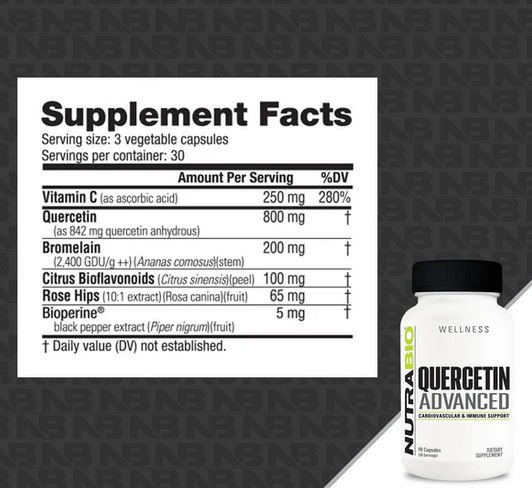 Nutrabio Quercetin Advanced