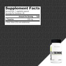 Nutrabio L-Theanine 90 Capsules