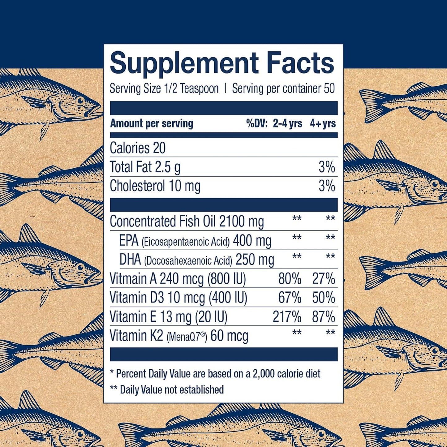 Wiley's Finest Wild Alaskan Fish Oil Orange Burst 50 Serving