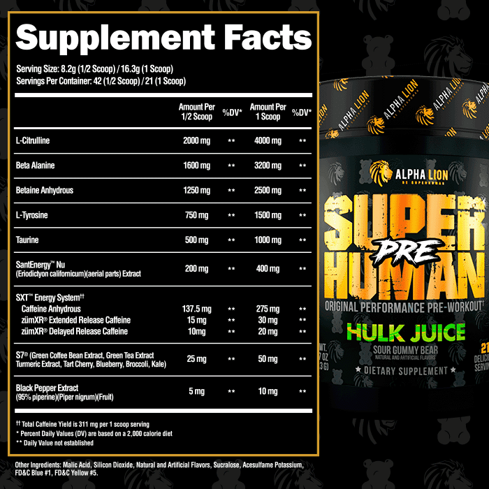 Alpha Lion SuperHuman Pre
