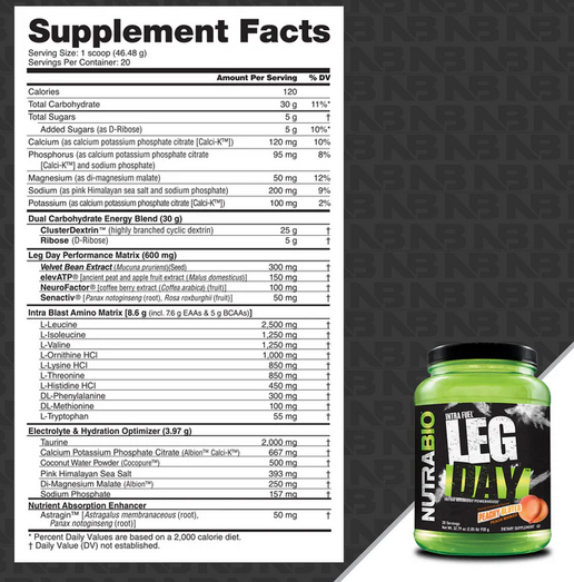 Nutrabio Leg Day