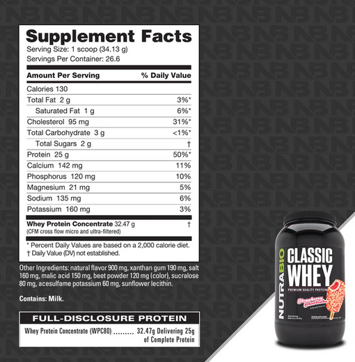Nutrabio Classic Whey