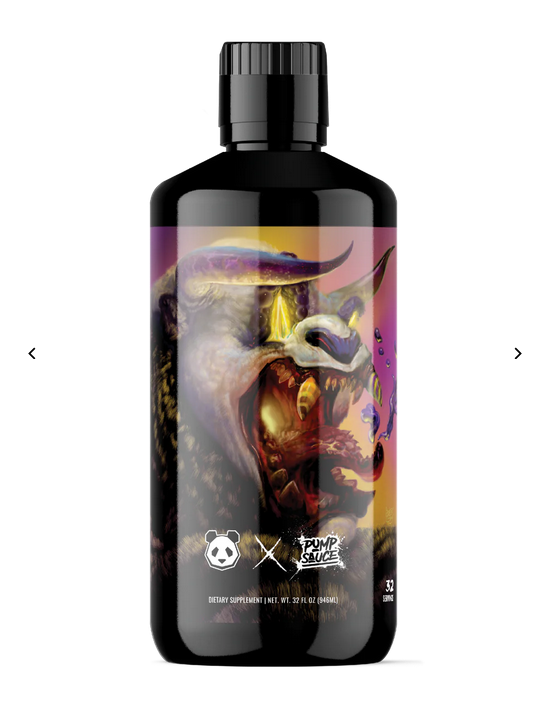 Panda Supps X Pump Sauce Collaboration Liquid Pre Workout