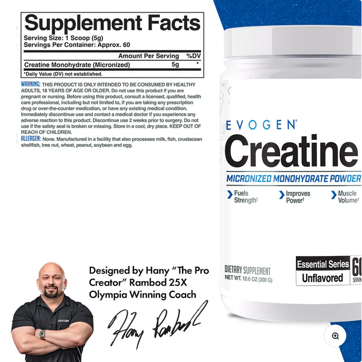 Evogen Creatine 60 Serving