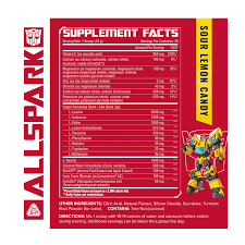 Core Nutritionals Transformers Sour Lemon Candy Amino Acid