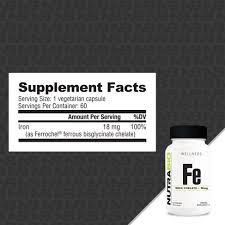 Nutrabio Fe 60 Capsules