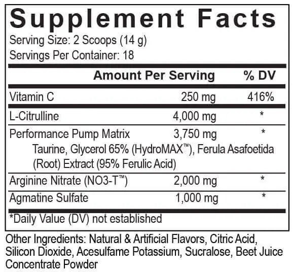 PEScience High Volume Non Stim Preworkout